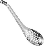 Special Spoon - Metal Spherical Molecular Colander For Monkey, Professional Stainless Steel Slotted Spoon, Fine Strainer For Caviar Making | Steel Bar Spoon