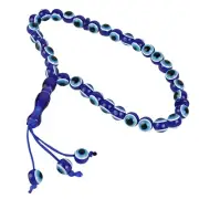 6 x Greek Orthodox Religious Blue Mati Evil Eye Worry Komboloi Beads Gift 26cm