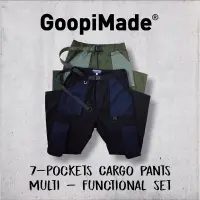 在飛比找蝦皮購物優惠-Goopi "4DR Patchwork Cargo Pan