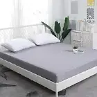 600TC Silver Solid Single/Double/King/Superking Ultra Soft Bed sheets 100%Cotton