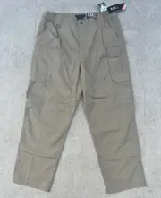 NWT 5.11 Men's TACLITE Pro Tactical Pants Size 36 x 30 #74273 Khaki