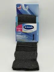 NEW ONE PAIR WOMEN,S DR. SCHOLL'S GRADUATED MILD COMPRESSION KNEE HIGH SOCKS USA