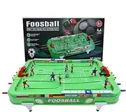 WJnflQN Football Table Interactive Game - Desktop Football Game for Kids Adults | Exquisite Tabletop Soccer Game Compact Table Game for Home Parties Bar Entertainment