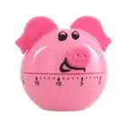 Mechanical Timer 360°Rotating Countdown Loud Alarm Timer Pig Shape Manual Timer