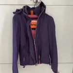 SUPERDRY極度乾燥 鋪棉風衣外套 女XS 紫色