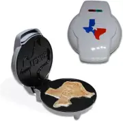 VOS Texas Waffle Maker – State Shape Design, Non-Stick Waffle Iron Easy-to-Clean