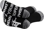 [G2TUP] 2 Pair Lineman Gift I'm A Lineman What's Your Superpower? Socks Lineman Wife Socks Journeyman Lineman Gift