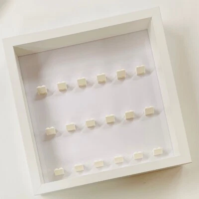 Display Case Frame for Lego ® General Universal Minifigures Figures 27cm White