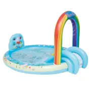 Happy People Playpool Peppa Pig, With Slide, Water Sprinkler & Game Element