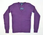 New $198 Polo Ralph Lauren Women's Wool-Cashmere V-Neck Pullover Sweater XS
