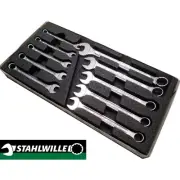 Stahlwille 10pc 8-19mm Metric Ring Open End Box Combination Spanner Set 13/10KT