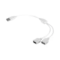 在飛比找蝦皮購物優惠-Yxa USB 電纜方便的 USB 延長線 USB Y 分配
