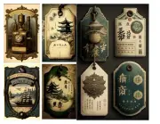 Vintage Inspired Japanese Tags Junk Journal Crafts Scrapbook