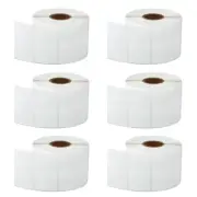 6 Rolls Direct Thermal 1000 Labels 2.25X1.25 for Zebra LP2824 LP2844 LP2442