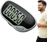 Walking Pedometer, Small Step Counter, Waterproof Pedometer for Walking, Daily Target Monitor with Large Digital Display for Men, Women Borato