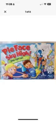 Pie Face Sky High! Game Hasbro Ages 5+ For 2+ Players New In Original Box