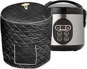 Rice Cooker Cover - Insulated Appliance Carrier, Slow Cooker Carrying Case | Cloth Pot Cooker Protective Bag, Anti Static Round Dust Cover, Small Appliance Dust Shield for Electric Pressure Cookers