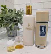 Bill Blass For Women Perfumed After-Bath Powder Lotion Mini Perfume VINTAGE RARE