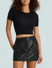 COMMANDO The Ballet Body Cropped Crewneck tee KT077 NEW