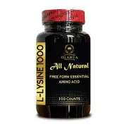 L-LYSINE 1000 mg FREE FORM AMINO ACID ESSENTIAL - 1000 Milligrams Essential - 1B