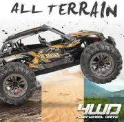 9137 1/16 Radio Control 2.4G 4WD Car W/LED Light Off-Road Monster Truck Blue RC