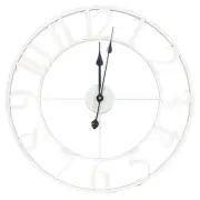 Tempus 60cm Metal Wall Clock - Classic White