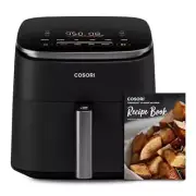 Air Fryer TurboBlaze 6.0-Quart Compact Airfryer,9 Functions,5 Speeds,Cooks Quick