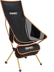 Upgraded Outdoor Camping Chair Portable Lightweight Folding Camp Chairs with Headrest & 2-Sided Pocket High Back for Outdoor Backpacking Hiking Travel Picnic Fishing