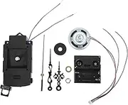 Quartz Pendulum Clock Movement with Black Hands,with Music Box Speaker,Battery Operated,Melody Mechanism for DIY Clock