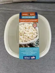 Nordic Ware Microwave Popcorn Popper & Serving Bowl No Oil - Healthy Diet