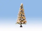 HO Scale Scenery - 22130 - Illuminated Christmas Tree Snowy with 30 Lights