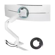 Single Monitor Mount with USB A/C, Heavy Duty Monitor Arm for 17 to 49 inch U...