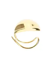 oval shape cuff bracelet One size Yellow