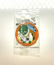 Sealed Spotted Error Dragon Ball Z Series 1 Tazo Bulma Dizk #13 Dende DBZ NOS