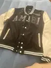 RARE! AMIRI New Varsity Bomber Jacket Black
