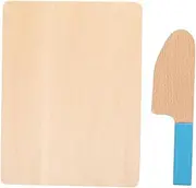 UPKOCH 1set Play House Kitchenware Toy Boy Girl Cutting Board Cutter Plaything for Creative Pretend Play Safe Design Inspiring Imagination Hands Skills