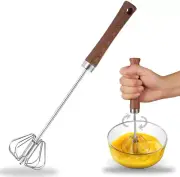 Semi Automatic Whisk, Whizzy Whisk, 12Inch, Hand Push Rotary Whisk Blender, Egg