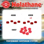 Nolathane Shock absorber bush kit for FORD FALCON XK XL XM XP 6CYL 9/1960-8/1966
