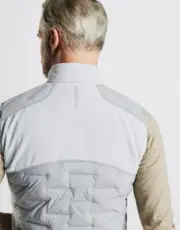 $275 Peter Millar Crown Crafterd Blaze Yacht Insulated Golf Vest Large Grey Kith