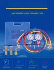 Dual Meter Valve Air Conditioning Plus Liquid Flow Meter Refrigerant Flow Meter