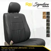 SIGNATURE SERIES Front Row Seat Covers - Toyota Landcruiser 200 Series - GX & GXL (Made To Order)