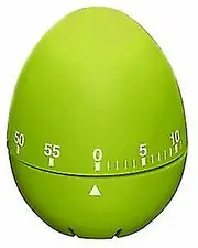 Manual Kitchen Timer Mechanical Egg For Work, Kitchen, Cooking And Scheduling Time Green