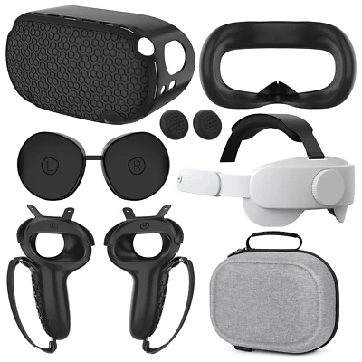 Compatible with Quest 2 Accessories, for Quest 2 Head Strap, for Quest 2 Case,Vr