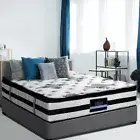 DOUBLE Plush Euro Top Mattress Medium Firm Firmness Mattress Bedding 34cm Thick