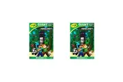2PK Crayola Minecraft Giant Colouring Pages 30x47cm Craft Kit Kids/Children 3y+
