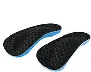 Orthopedic Shoe Inserts,Half-Size Flat Feet Insoles Arch Support Cushion | Plantar Inserts Soft and Comfortable Flat Foot Corrector, Heel Pads for Work Boots, Shoes