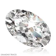 1.24ct E-SI2 Ideal Pol. Oval Shape AGI 100% Genuine Diamond 8.74x6.12x3.64mm