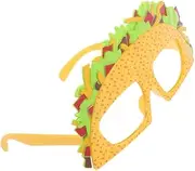 [AKOOSY] Creative Sandwich Glasses Novelty Taco Party Eyewear for Adults Durable Fun Sunglasses Unique Costume Accessories for Holiday Themed Parties