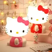 Hello Kitty 3D LED Small Night Lamp Touch Plug-in Baby Feeding home Bedroom Drea