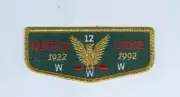 OA Lodge 12 Nentico 70th anniversary flap dp